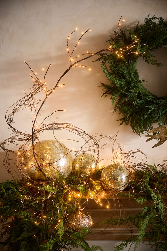 Stargazer Twinkling Copper Twine Branch Light