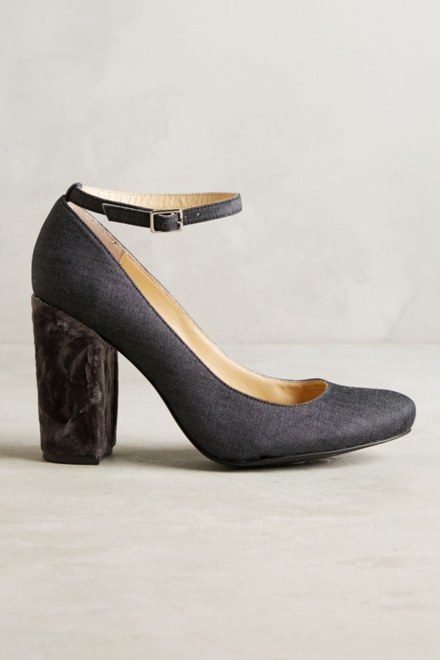 Farylrobin Tessa Velvet Heels #1