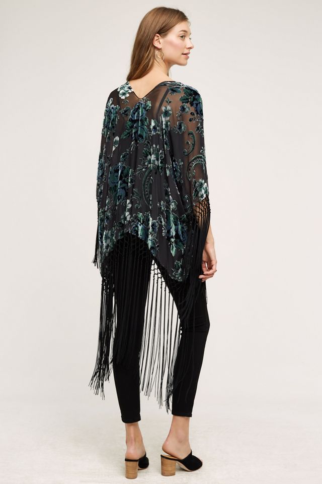 Madeleine Fringe Kimono #1