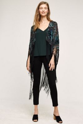 Madeleine Fringe Kimono