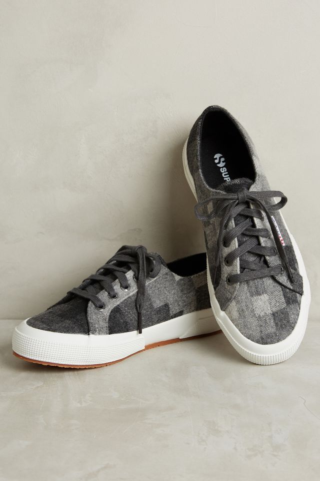 Superga store flannel sneakers