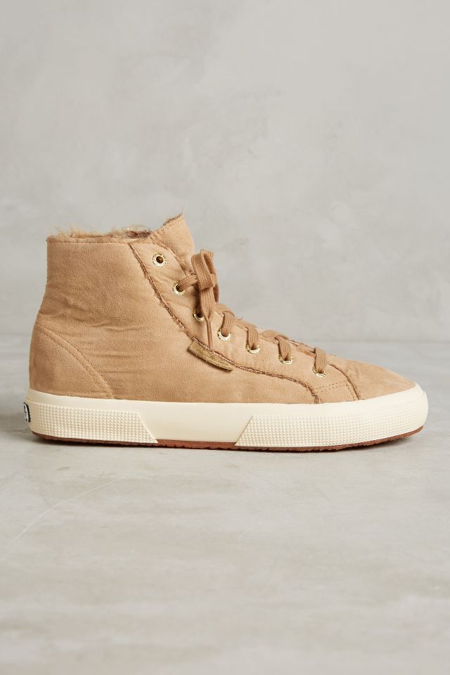 Superga 2795 store shearling sneakers