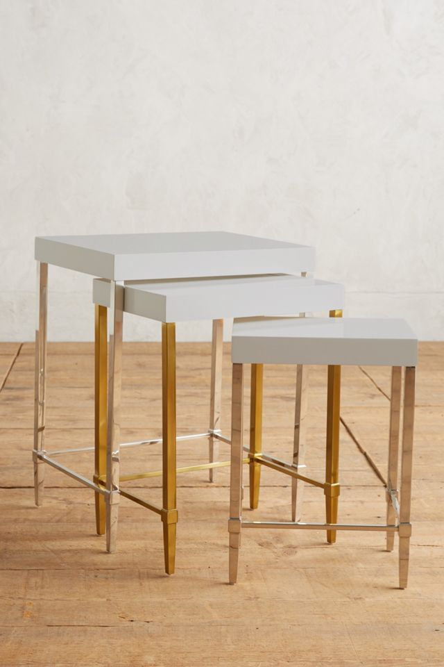Lacquered Regency Nesting Tables