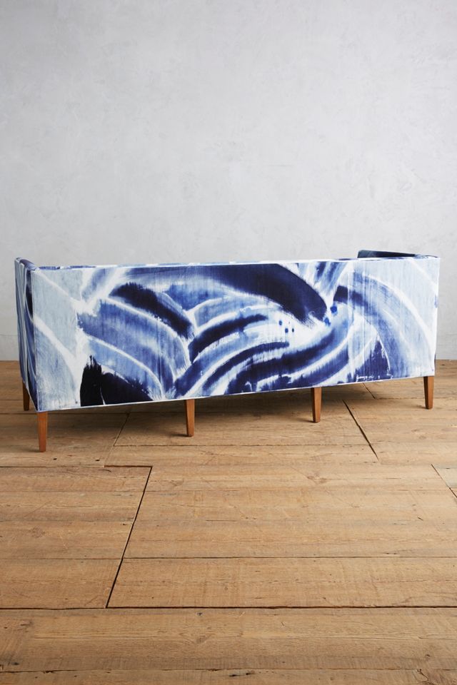 Shibori-Printed Harper Sofa #1