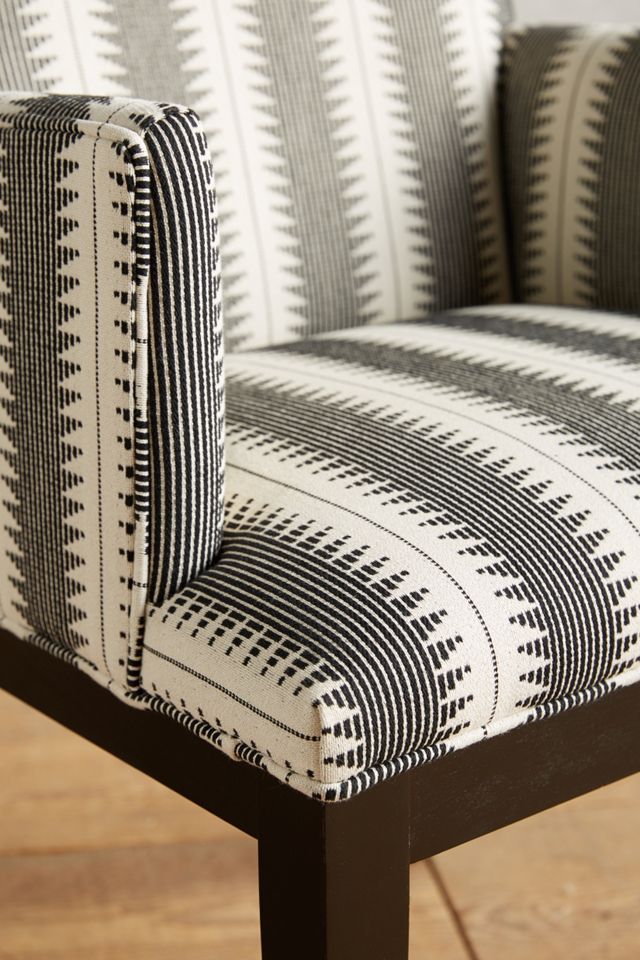 Suren-Striped Emrys Armchair #2