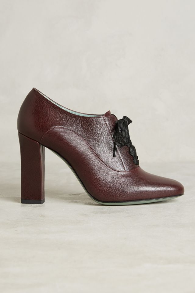 Paola d'Arcano Lace-Up Heeled Oxfords #1