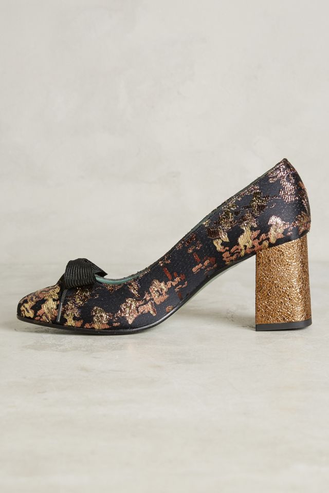 Paola d'Arcano Estella Ribbon-Front Pumps #2