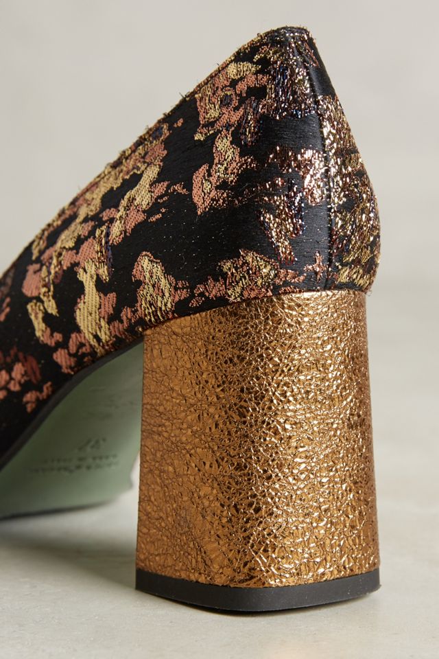 Paola d'Arcano Estella Ribbon-Front Pumps #4
