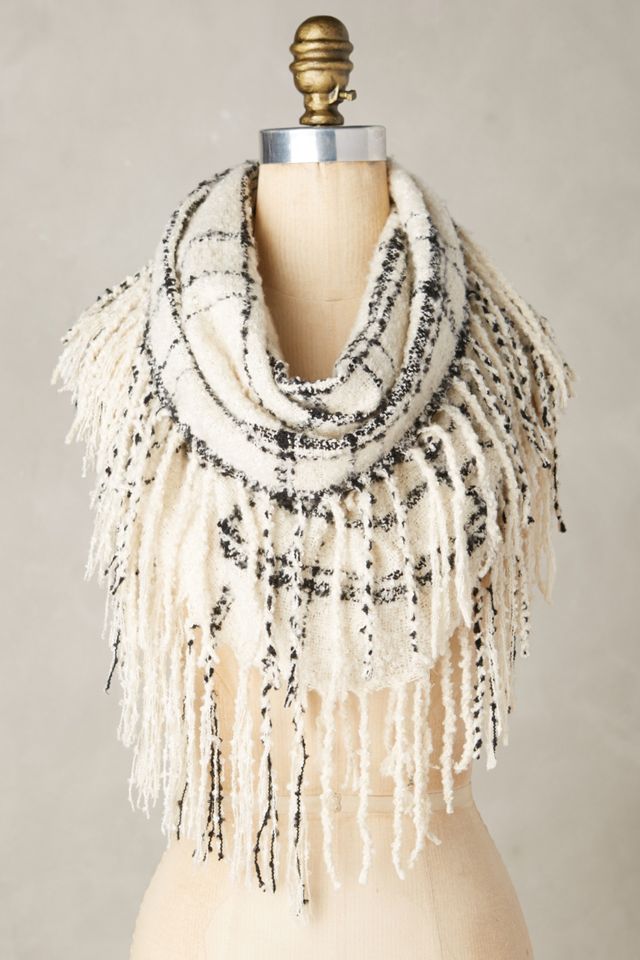 Fringed Infinity Scarf