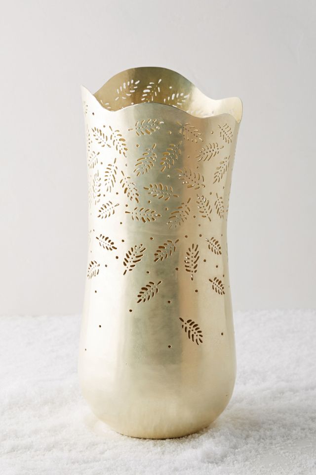 Falling Leaf Votive #4
