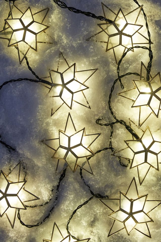 Capiz Star String Lights #1