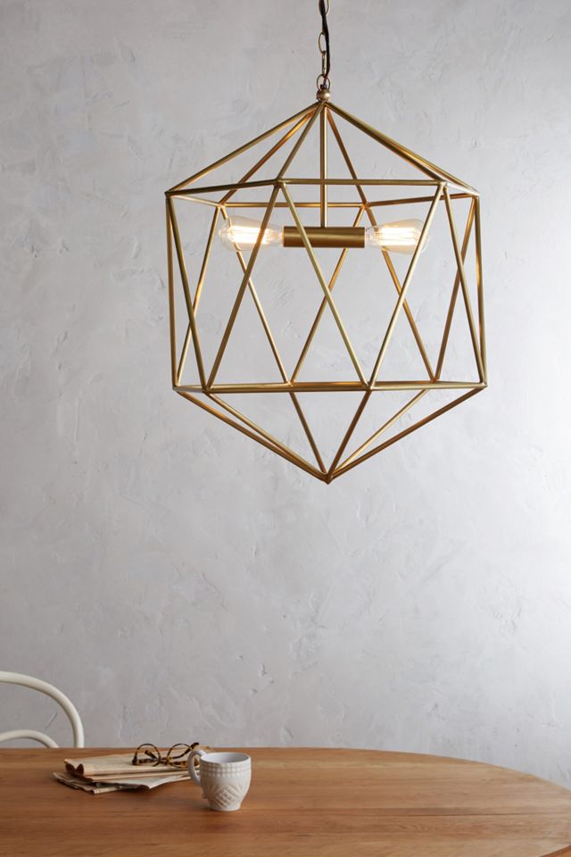 Euclidean Pendant, Faceted Orb #5