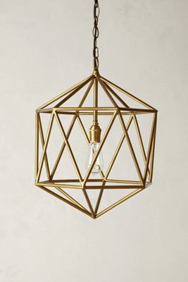 Euclidean Pendant, Faceted Orb