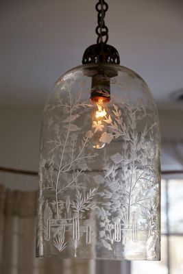 Etched Cloche Pendant