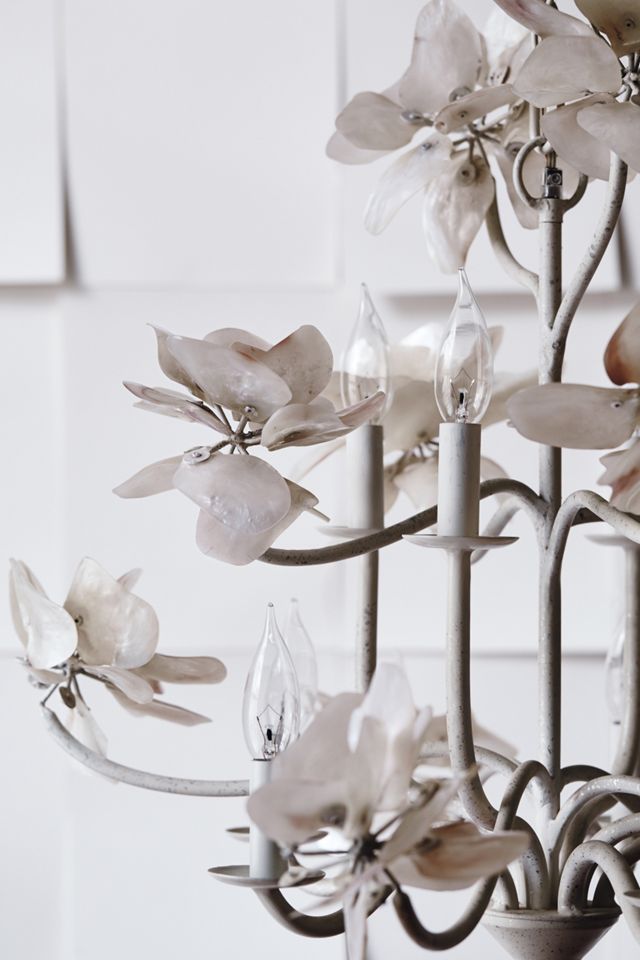 Pearled Magnolia Chandelier #1