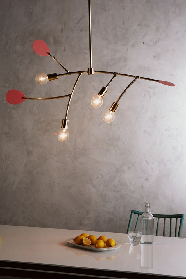 Lacquered Mobilesque Chandelier #2