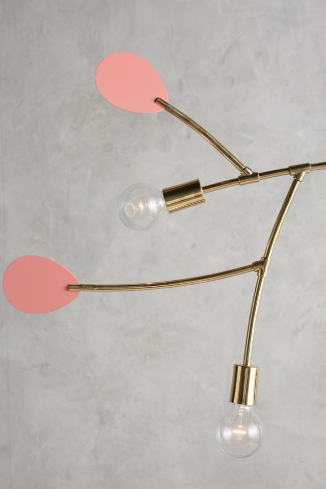 Lacquered Mobilesque Chandelier #3