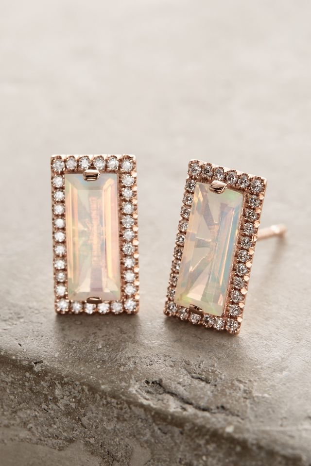 Anthropologie hot sale opal earrings