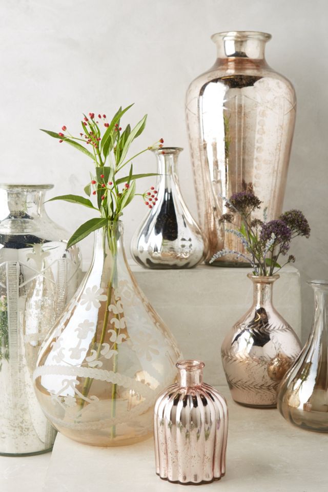 Etched Mercury Vase #2