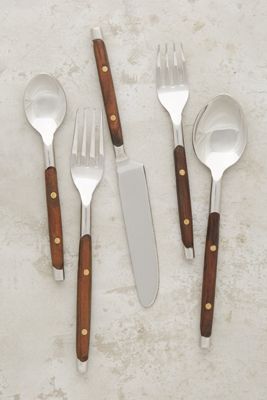 Wood Inlay Flatware