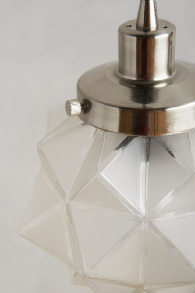 Frosted Facet Star Pendant #4