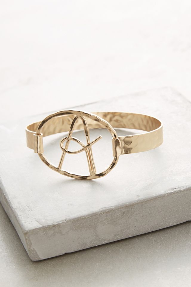 Monogram Script Cuff #1