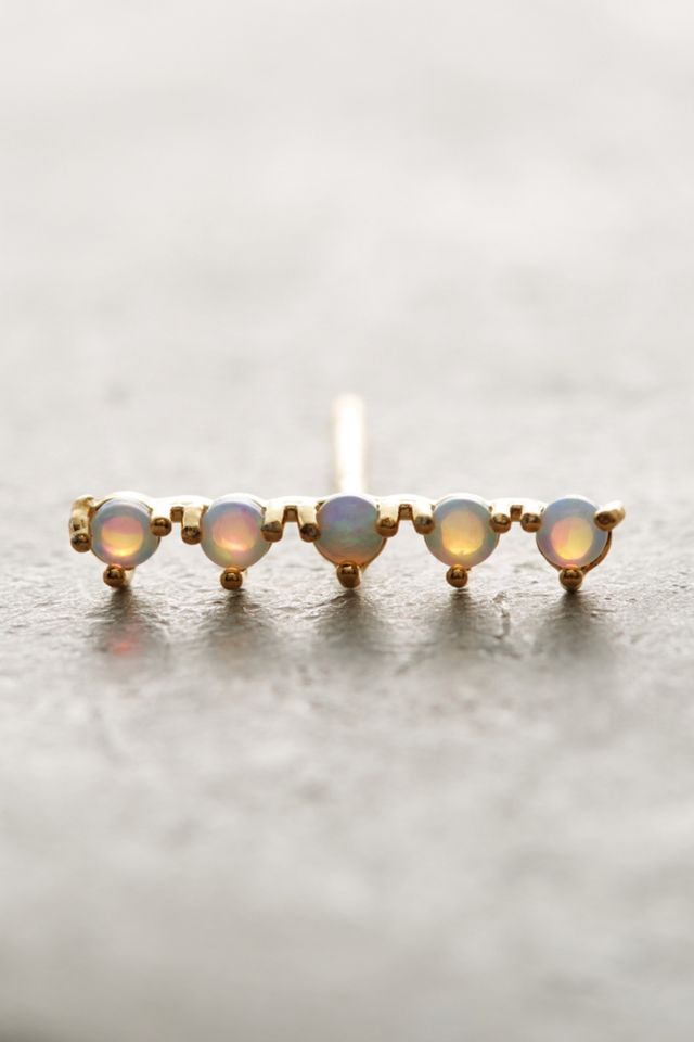 Raindrop Railroad Earrings #1