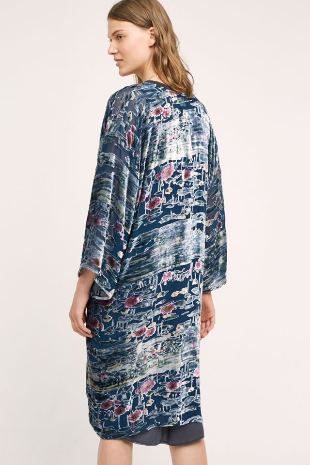 Moonlight Waves Kimono #1