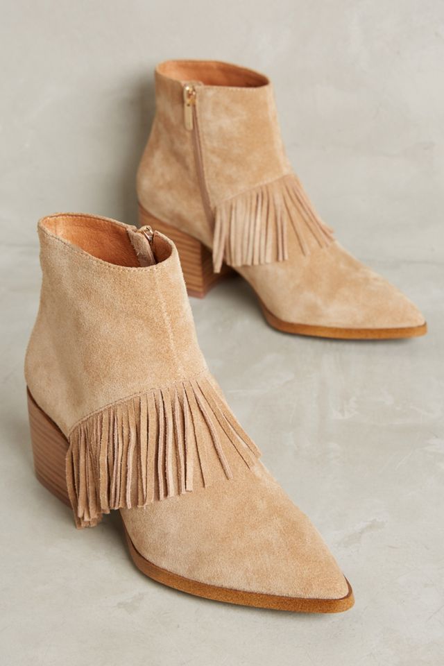 Cassandra suede wedge boots