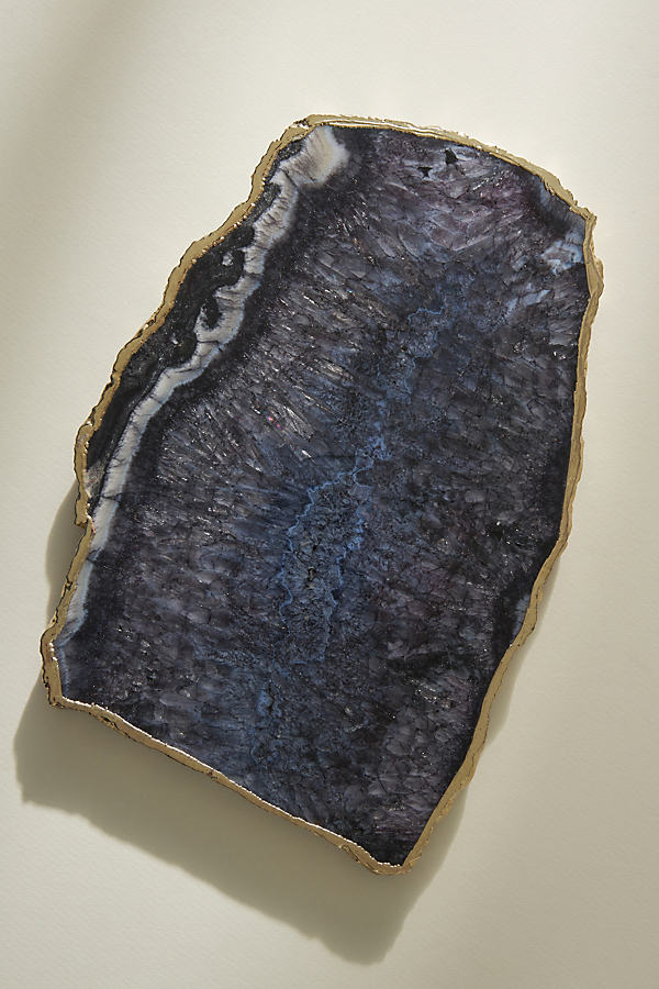 Agate Cheese Board By Anthropologie in Purple Size CTTNGBOARD