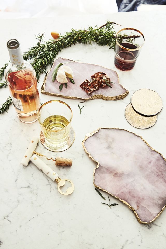 Gilded Agate Cheese Board | AnthroLiving