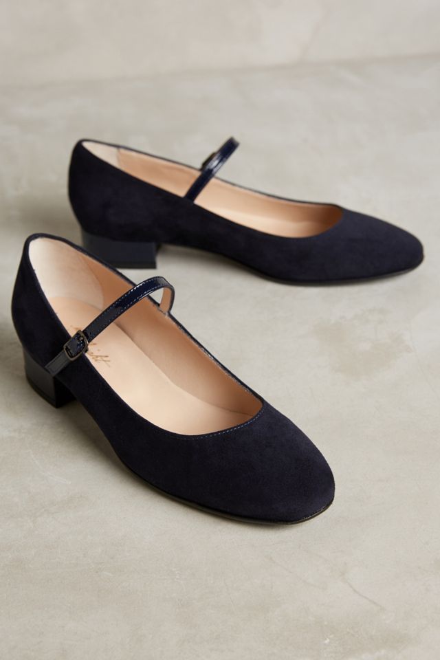 Miss Albright Block Heel Mary Janes | Anthropologie