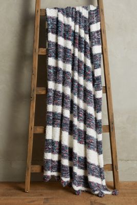 Confetti-Striped Throw Blanket