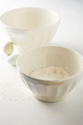 Lustered Latte Mixing Bowl Set