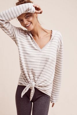 Lakeside Tie-Front Hoodie