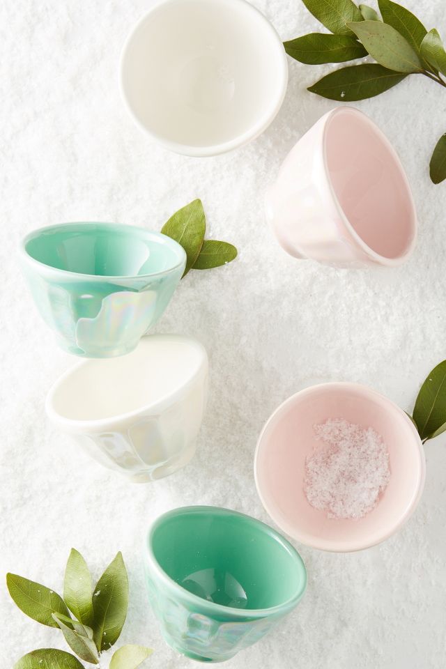 Mini Lustered Latte Bowl Set | AnthroLiving