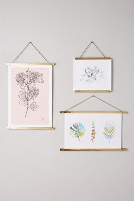 Brass Print Hanger