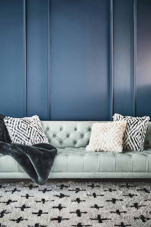 Diamante Faux-Fur Pillow #3