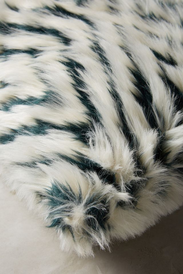 Diamante Faux-Fur Pillow #1