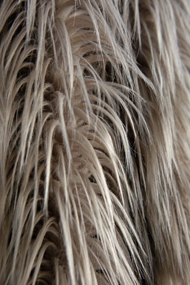 Chroma Faux-Fur Throw #1