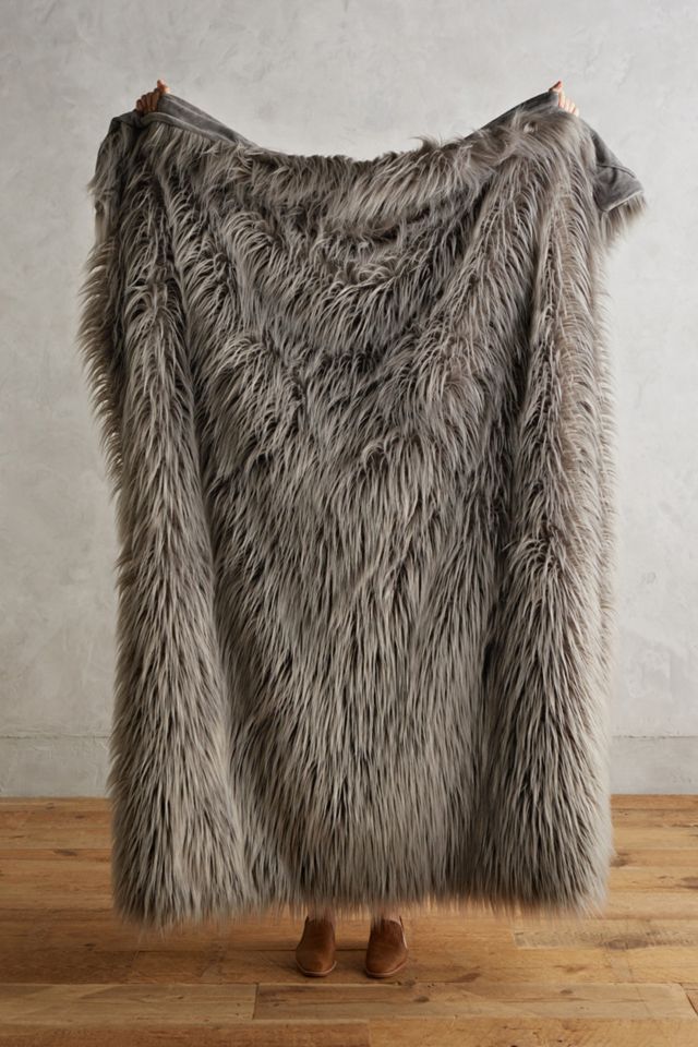 Chroma Faux-Fur Throw