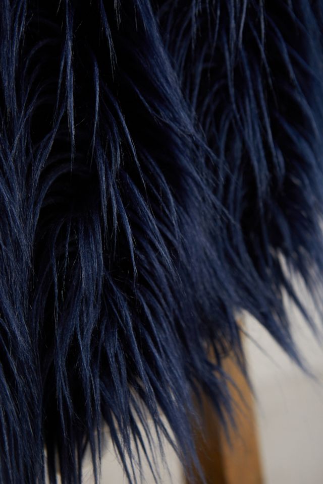 Chroma Faux-Fur Throw #1