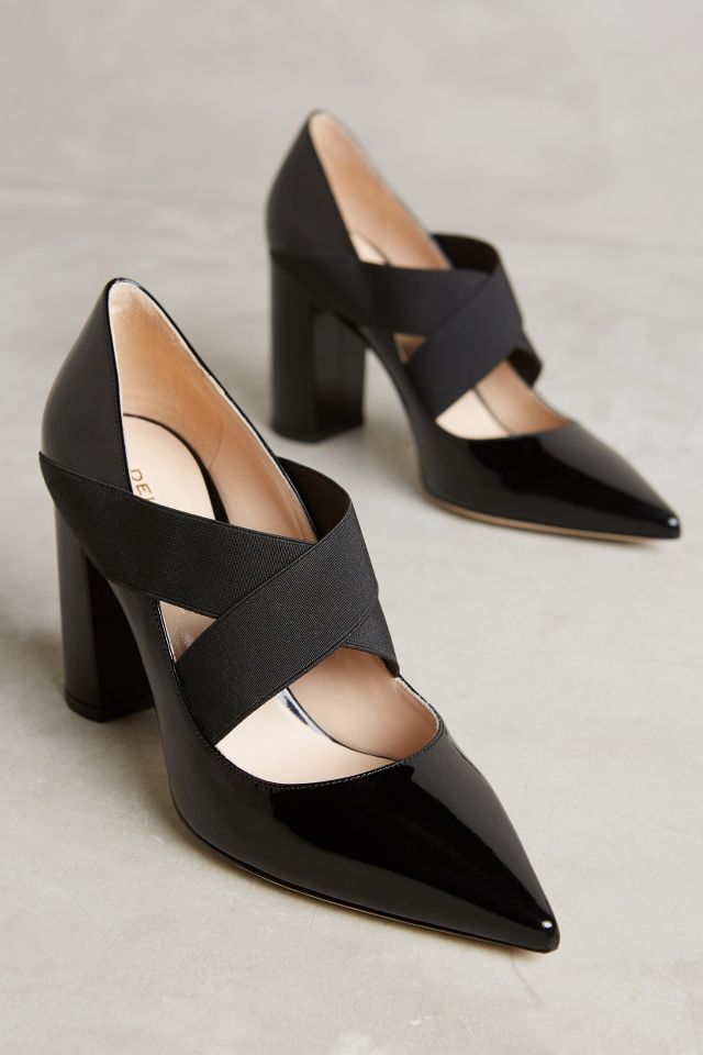 Deimille Peggy Cross Strap Pumps Anthropologie