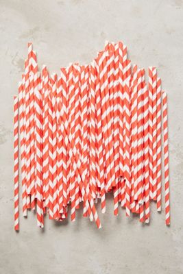 Striped Party Straw Set