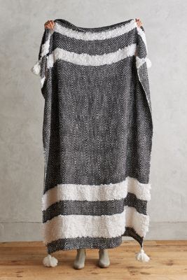 Looped Tuva Throw Blanket