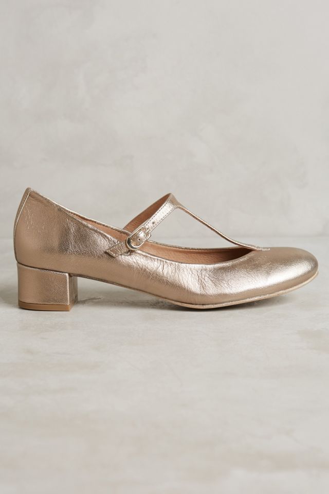 KMB T-Strap Block Heels #1