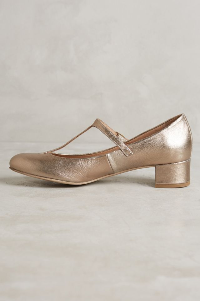 KMB T-Strap Block Heels #2