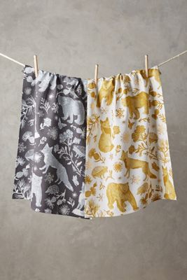 Clever Creature Dishtowel Set
