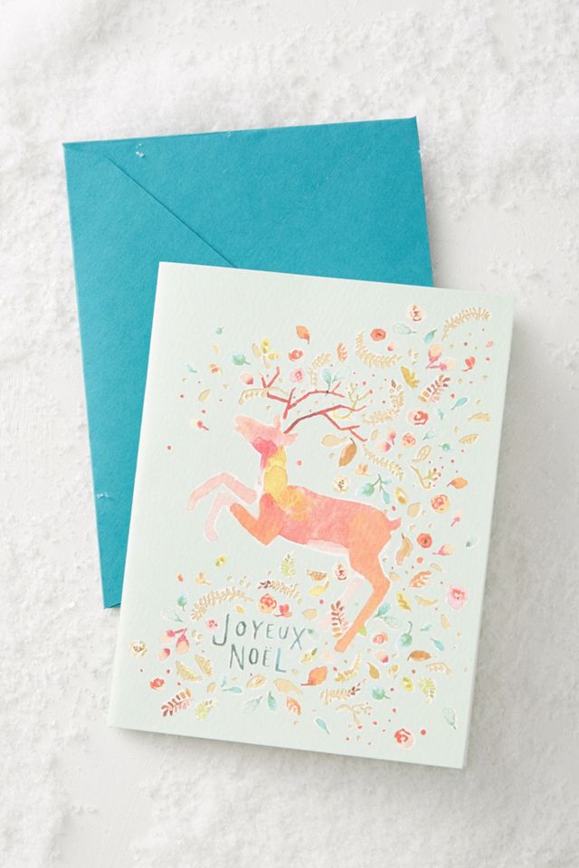 Joyeux Noel Card Anthropologie