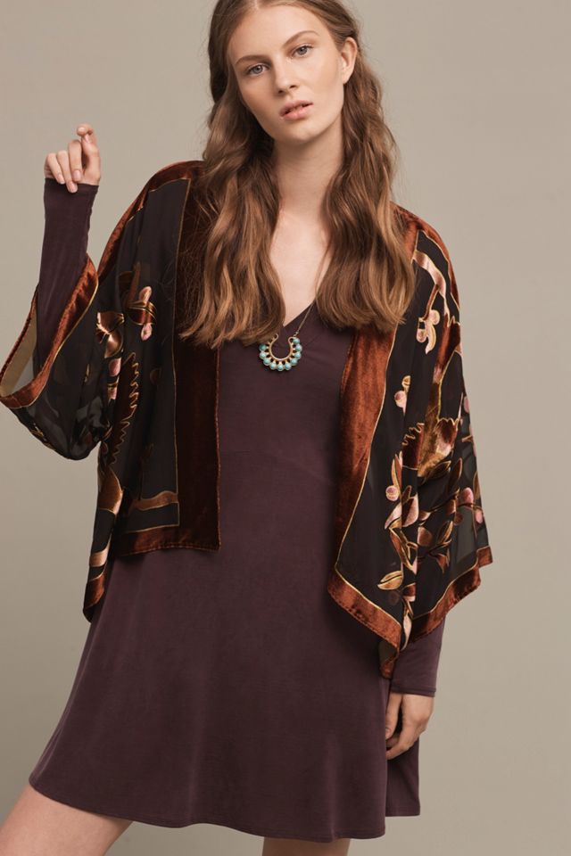 Velvet Fleur Kimono #1